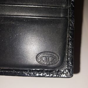 Torino LeatherGenuine Alligator Card case - Black